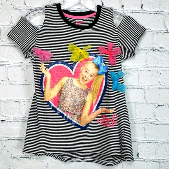 Jojo Siwa Collection Youth Girls Shirts Size Large Flip Sequin Graphic Tops Set - Picture 6 of 11